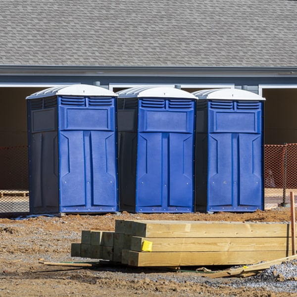 are there any restrictions on where i can place the portable restrooms during my rental period in Chain Lake WA